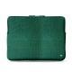 Housse cuir pour Macbook Air 13,3" - Griffe 3 - Crocodile pino
