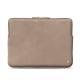 Leather case for a 13" Macbook Pro - Griffe 3 - Taupe vintage ( Pantone 7530C ) 