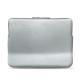 Leather case for a 13" Macbook Pro - Griffe 3 - Platinium ( Pantone 877C ) 