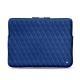 Leather case for a 13" Macbook Pro - Griffe 3 - Bleu océan - Couture ( Nappa - Pantone 293C ) 