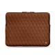 Macbook Pro 13 寸真皮电脑保护套 - Griffe 3 - Marron - Couture ( Nappa - Pantone 1615C ) 