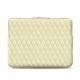 Housse cuir pour Macbook Pro 13" - Griffe 3 - Ivoire - Couture ( Sleek P C12 - White ) 
