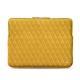 Leather case for a 13" Macbook Pro - Griffe 3 - Jaune soulèu - Couture