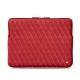 Funda de cuero para Macbook Pro 13" - Griffe 3 - Rouge troupelenc - Couture