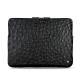 13 인치 Macbook Pro 가죽 케이스 - Griffe 3 - Autruche nero