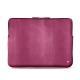Leather case for a 13" Macbook Pro - Griffe 3 - Serpent ciclamino