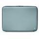 Leather sleeve for 17' laptop - Griffe 2 - Bleu ciel ( Nappa - Pantone 277C ) 