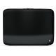 Leather sleeve for 17' laptop - Griffe 2 - Onyx ( Black ) 