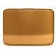 Leather sleeve for 17' laptop - Griffe 2 - Or Maïa ( Pantone 871C ) 
