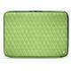 Funda de piel para ordenador portatil 17' - Griffe 2 - Vert olive - Couture ( Nappa - Pantone 578U ) 
