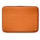 Custodia in pelle per computer portatile 17' - Griffe 2 - Orange - Couture ( Nappa - Pantone 1495U ) 