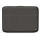 Funda de piel para ordenador portatil 17' - Griffe 2 - Anthracite - Couture ( Pantone 424C ) 