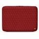 Housse cuir pour ordinateur portable 17' - Griffe 2 - Tomate - Couture ( Pantone 187C ) 