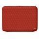Custodia in pelle per computer portatile 17' - Griffe 2 - Papaye - Couture ( Pantone 180C ) 