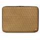 Housse cuir pour ordinateur portable 17' - Griffe 2 - Sable vintage - Couture