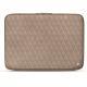 Custodia in pelle per computer portatile 17' - Griffe 2 - Taupe vintage - Couture