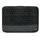 Funda de piel para ordenador portatil 17' - Griffe 2 - Onyx - Couture