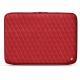 Housse cuir pour ordinateur portable 17' - Griffe 2 - Rouge troupelenc - Couture