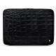 ノートPC、17インチ用レザーケース - Griffe 2 - Crocodile nero