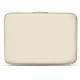 Leather sleeve for 17' laptop - Griffe 2 - Blanc PU