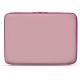Notebook-Lederschutzhülle 17' - Griffe 2 - Rose PU