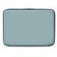 Funda de piel para ordenador portatil 17' - Griffe 2 - Bleu Ciel PU