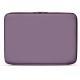 Leather sleeve for 17' laptop - Griffe 2 - Lilas PU
