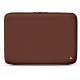 Leather sleeve for 17' laptop - Griffe 2 - Marron délicat