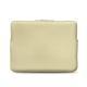 Schitzhülle aus Leder für MacBook 12" - Griffe 3 - Beige ( Nappa - Pantone 7502C ) 