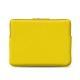 Funda de cuero para Macbook 12" - Griffe 3 - Jaune fluo