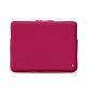 Macbook12インチ用のレザーケース - Griffe 3 - Rose fluo