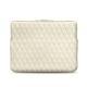 Custodia in pelle per Apple Macbook 12" - Griffe 3 - Blanc - Couture ( Bologna - White ) 