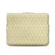 Custodia in pelle per Apple Macbook 12" - Griffe 3 - Beige - Couture ( Nappa - Pantone 7502C ) 