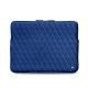12 인치 Macbook 가죽 케이스 - Griffe 3 - Bleu océan - Couture ( Nappa - Pantone 293C ) 