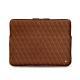 Capa em pele para Macbook 12" - Griffe 3 - Marron - Couture ( Nappa - Pantone 1615C ) 