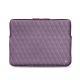 Macbook 12 寸真皮电脑保护套 - Griffe 3 - Lilas - Couture ( Nappa - Pantone 2645U ) 