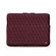 Custodia in pelle per Apple Macbook 12" - Griffe 3 - Lie de vin - Couture ( Pantone 5115C ) 