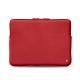Leather case for 12" Macbook - Griffe 3 - Rouge troupelenc