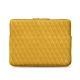 12 인치 Macbook 가죽 케이스 - Griffe 3 - Jaune soulèu - Couture