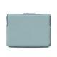 Leather case for 12" Macbook - Griffe 3 - Bleu Ciel PU