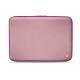 Leather sleeve for 8' laptop - Griffe 2 - Rose ( Nappa - Pantone 2365C ) 