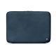 Leather sleeve for 8' laptop - Griffe 2 - Jean vintage ( Roughtcut - Pantone 285U  ) 