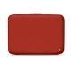 Leather sleeve for 8' laptop - Griffe 2 - Papaye ( Pantone 180C ) 