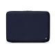 Leather sleeve for 8' laptop - Griffe 2 - Cobalt ( Pantone 2766C ) 