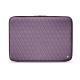 Funda de piel para ordenador portatil 8' - Griffe 2 - Lilas - Couture ( Nappa - Pantone 2645U ) 