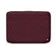 Housse cuir pour ordinateur portable 8' - Griffe 2 - Lie de vin - Couture ( Pantone 5115C ) 