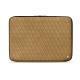 Leather sleeve for 8' laptop - Griffe 2 - Sable vintage - Couture