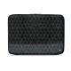 Housse cuir pour ordinateur portable 8' - Griffe 2 - Onyx - Couture