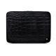Housse cuir pour ordinateur portable 8' - Griffe 2 - Crocodile nero