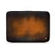 Funda de piel para ordenador portatil 8' - Griffe 2 - Marron Patine